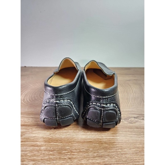 Bacco‎ Bucci Shoes Mens Size 8.5 D Devers Leather Slip On Loafers Black NEW NIB main image 5